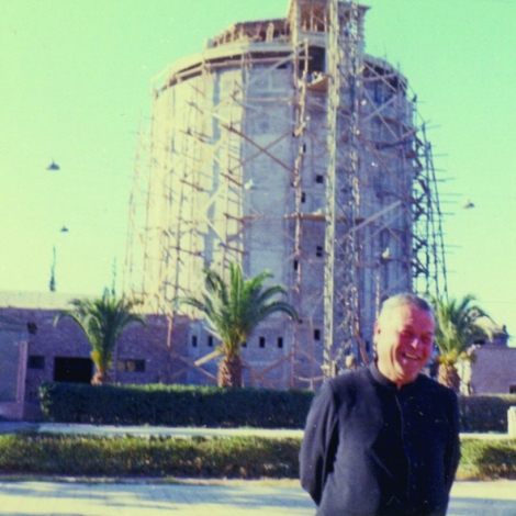 P. Oreglia - Construcción de la Torre Vinaria inaugurada en 1968